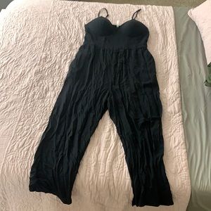 black jumpsuit